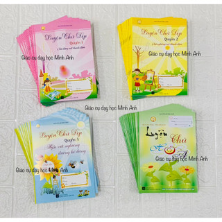 Vở luyện chữ Ánh Dương có sẵn mẫu chữ