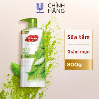 Sữa tắm detox Sạch Mụn Lưng bảo vệ da Lifebuoy chai 800g