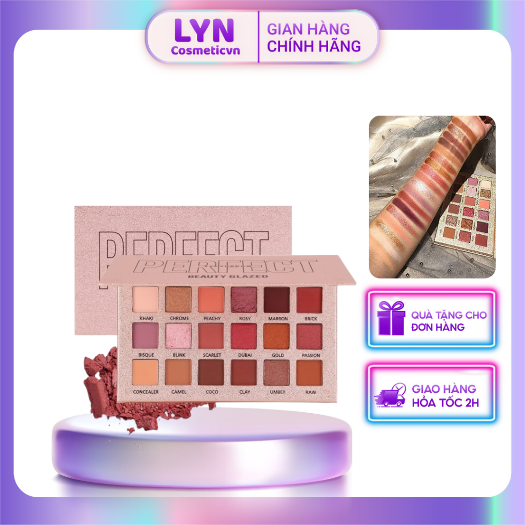 Bảng phấn mắt Beauty glazed perfect