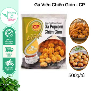 Gà viên rán popcorn cp, túi 300g, giao hỏa tốc hà nội