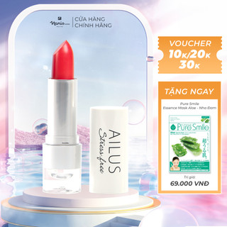 Son lì mịn môi Naris Ailus Stress Free Lipstick 4g