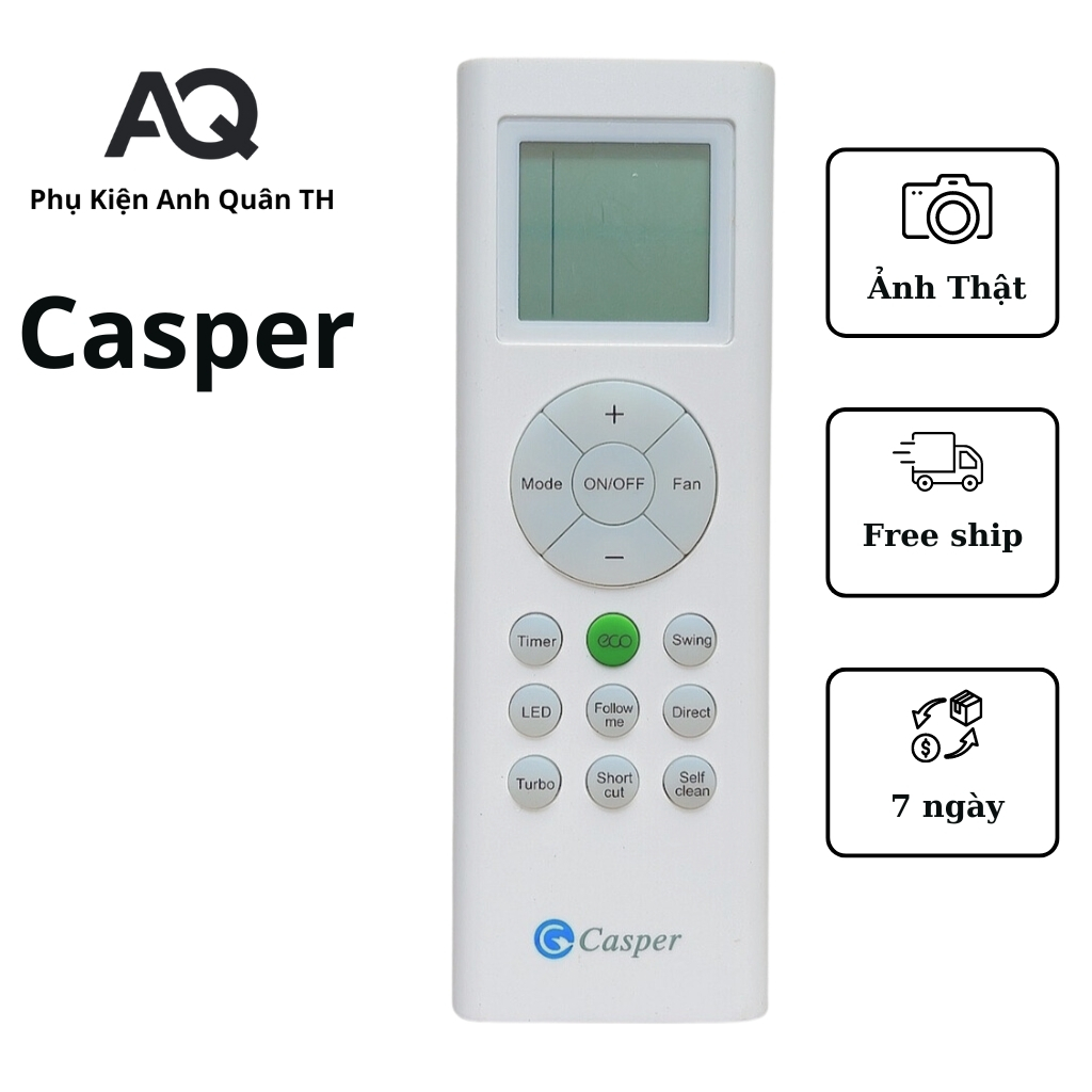 ( BH 6 THÁNG ) Điều khiển điều hòa Casper┃Remote máy lạnh Casper