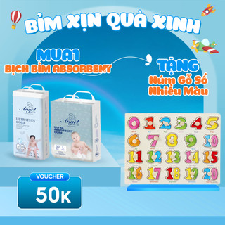 Tã dán angel ultra absorbent core size xl46