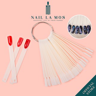 Móng que tập sơn form vuông 1 bịch 50 que - Móng mẫu nail swatch sơn, tập vẽ móng
