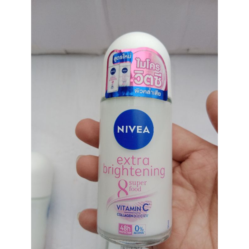 Lăn Khử Mùi Nivea Extra Brightening 50ml Thái Lan