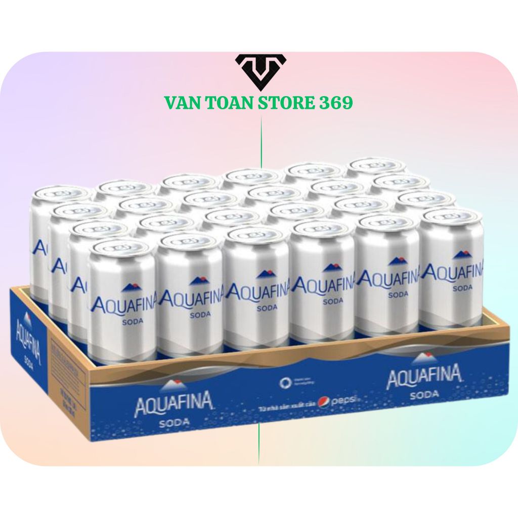Nước uống có gaz AQUAFINA soda lon 320ml