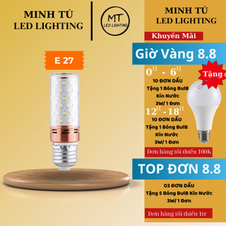Bóng đèn Led Bắp Ngô 3 Chế Độ 12w E27 E14