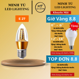 Bóng đèn Led Bắp Ngô 3 Chế Độ 12w E27 E14