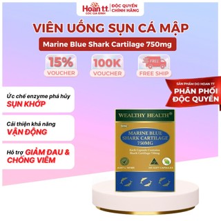 Viên Uống Sụn Cá Mập Marine Blue Shark Cartilage 750mg - Viên Uống Bổ Khớp Và Cải Thiện Sức Khỏe
