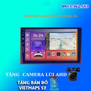 Tặng vietmap s2, màn hình dvd android ô tô o.led.pro c8,x4 ram 4g rom32g chip 8x new, lắp sim 4g