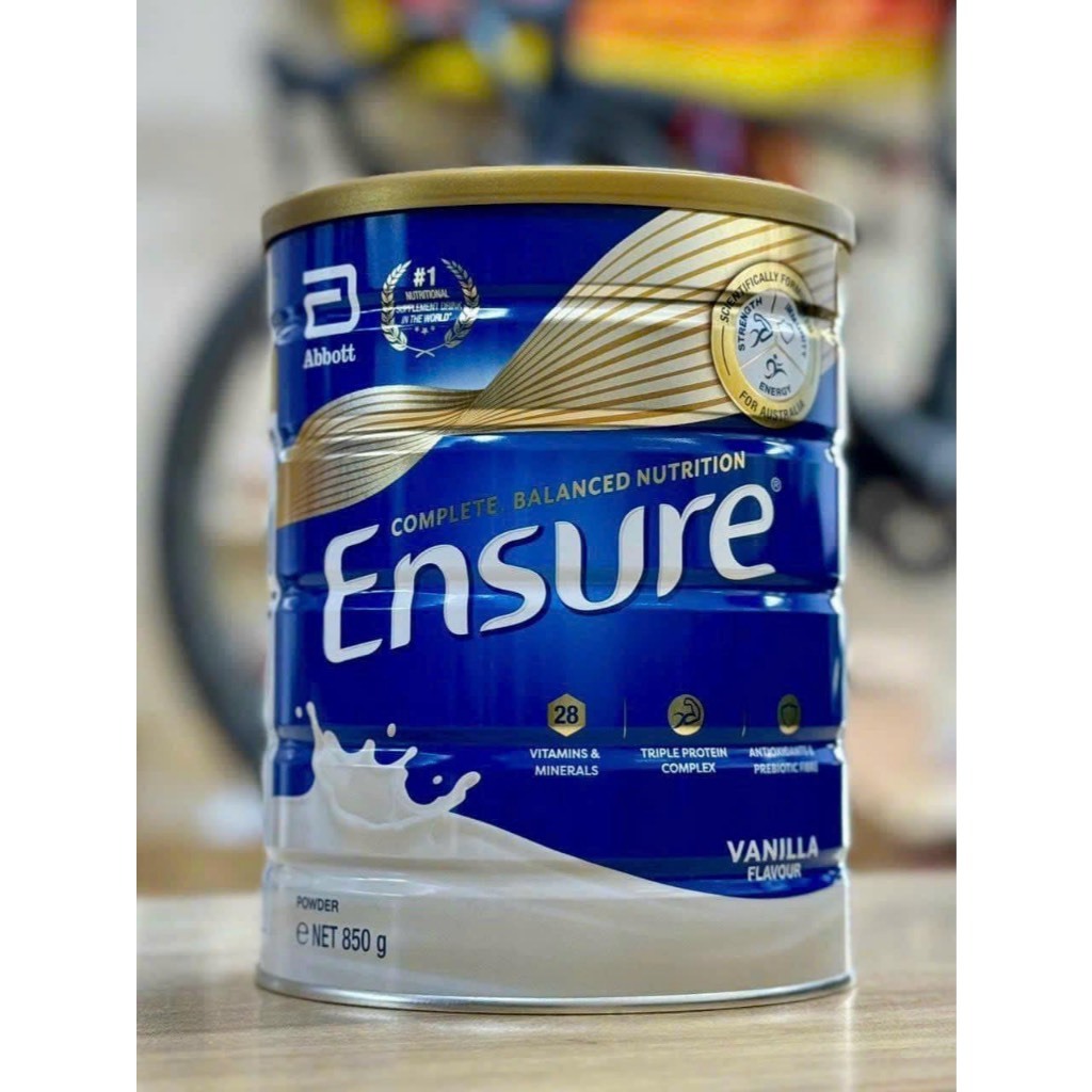 Sữa bột Ensure 850gr Úc [Date 2026]