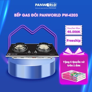 Bếp Gas Hồng Ngoại Panworld PW-4203, Công Nghệ Không Ngọn Lửa, Tiết Kiệm Gas Thái Lan BH 24 Tháng