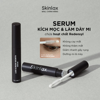 Serum kích mọc lông mi & lông mày, dưỡng chắc khoẻ, giảm gãy rụng skinlax
