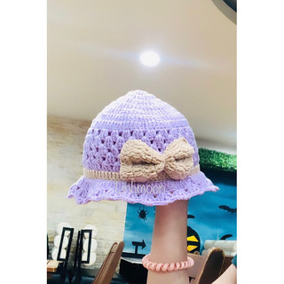 Nón, mũ len cho bé gái size từ 0-36 tháng