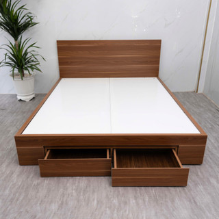  Giường ngủ gỗ MDF 2 hộc kéo thương hiệu Nội thất DINO 
