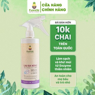 Bình xịt tẩy lau đa năng fuwa3e hương nhu 500ml lau kính lau bếp và nhiều bề mặt