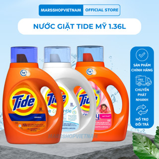 Nước giặt Tide nhập khẩu Mỹ, hương hoa, Original chai 1.36L,nước giặt Tide - Marsshopvietnam