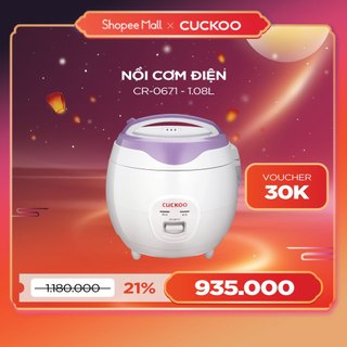 Nồi cơm điện Cuckoo 1,08 lít CR-0671 - Hàng chính hãng