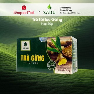 Trà gừng sadu ổn định huyết áp hộp 50g
