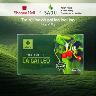 Trà túi lọc cà gai leo Sadu hộp 250gr