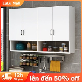 LuLu Tủ bếp treo tường gỗ nhập khẩu cao cấp dễ dàng lắp ráp tủ bếp treo tường mini đa năng D80xR20xC60cm