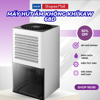 Máy hút ẩm kaw 68d hút ẩm khô phòng - chống nồm - chống ẩm mốc máy lọc khí ẩm thông minh