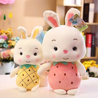 Thú bông thỏ trái cây siêu mềm mịn siêu đáng yêu (25cm---->60cm) vải miniso 4 chiều cao cấp, an toàn cho người sử dụng