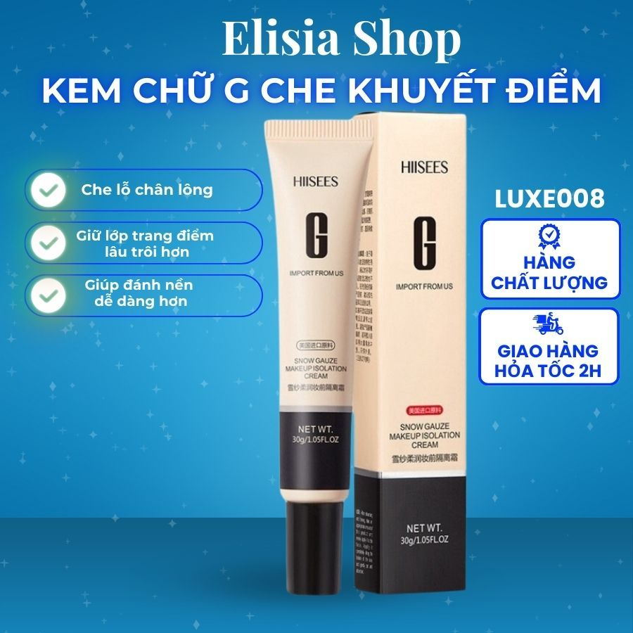 Kem Lót Che Khuyết Điểm - Kem Lót Trang Điểm Chống Mồ Hôi / Chống Nước - LUXE008