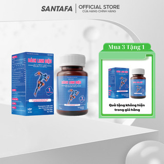 Viên uống hỗ trợ giảm thoái hóa tăng dịch khớp cải thiện vận động bách linh diệu santafa lọ 30 viên