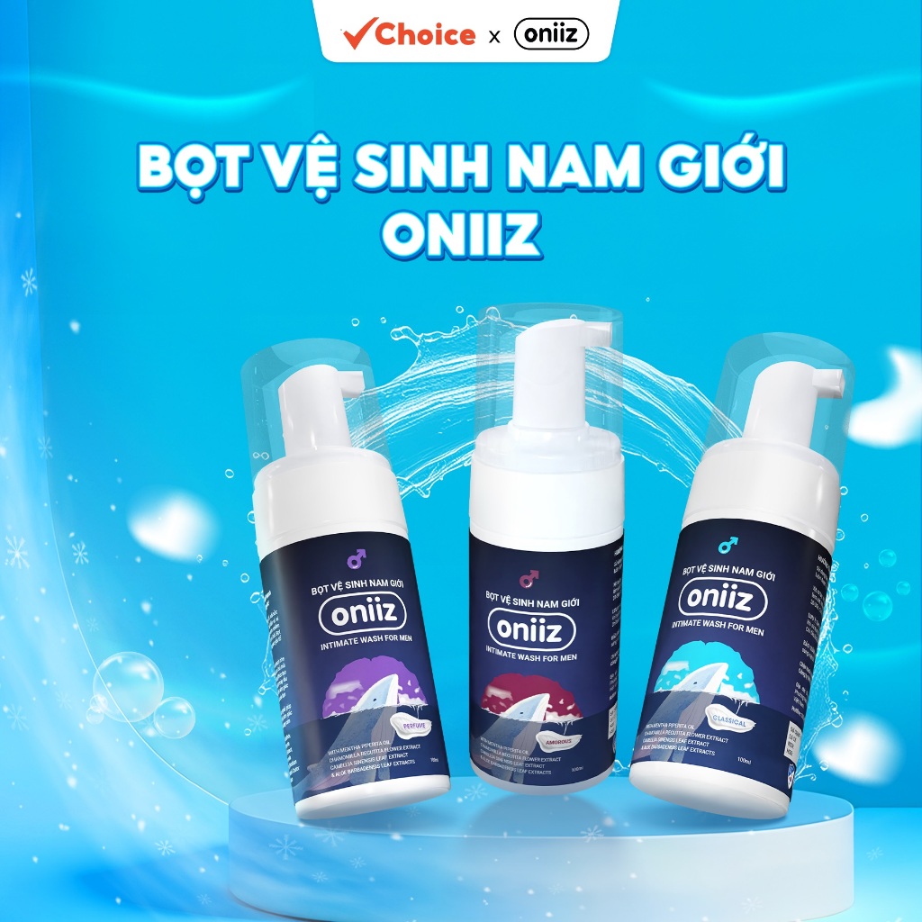 [Choice] Dung dịch vệ sinh nam giới Oniiz ES-114.1 Dung dịch tạo bọt 100ml