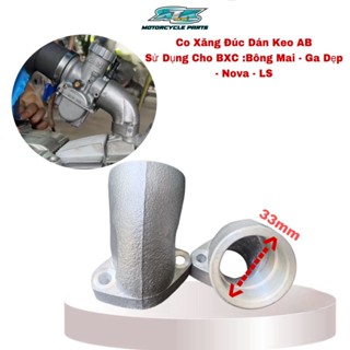  Co Xăng Nhôm Đúc Dán Keo AB Lắp Bình Xăng Bông Mai - Ga Dẹp -Nova -Ls. Phụ Tùng 