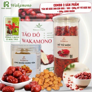 combo táo đỏ nhược khương size trung 260 quả/kg, kỷ tử , long nhãn