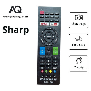 Remote tivi sharp - điều khiển tivi Sharp RM-L1346 hàng tốt