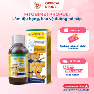 (Xả hàng 5/2025)Fitobimbi Propoli - Hỗ Trợ Làm Dịu Họng,Tăng Cường Sức Khỏe Đường Hô Hấp,Giảm đau họng,ho