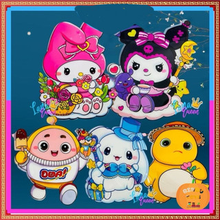 Lồng đèn trung thu có nhạc cho bé 2 mảnh 3D Kuromi Melody Cinnamoroll Mickey đáng yêu