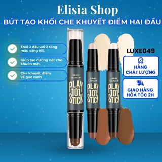 Bút tạo khối - Bút tạo khối che khuyết điểm hai đầu dạng kem lâu trôi khuyết điểm hai đầu dạng kem lâu trôi - LUXE049