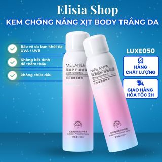 Kem chống nắng xịt body trắng da Maycreate, Chai xịt chống nắng trắng da 150ml - LUXE050