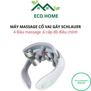 Máy Massage Cổ Vai Gáy Schlauer - Massage Xung Điện - 5 đầu Xung Giảm Nhức Mỏi - Bảo Hành 12 háng