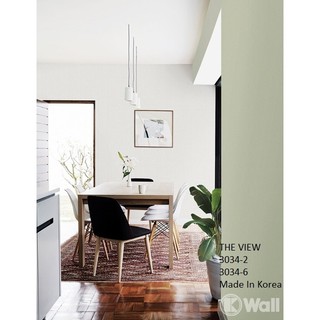 Giấy dán tường một màu The View 3034 - Nhập khẩu Hàn Quốc