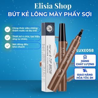 Bút Kẻ Lông Mày - Bút Kẻ Lông Mày Phẩy Sợi - Chống Nước - Lâu Trôi - LUXE058