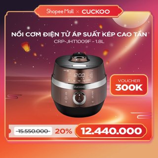Nồi Cơm Điện Áp Suất Cao Tần CUCKOO 1,8 lít CRP-JHT1009F - Hàng chính hãng