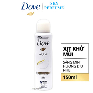 Xịt Khử Mùi Nữ Dove Original 48H 150ml