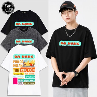 Áo Thun ĐÀ NẴNG ƠI Local Brand Cotton 100% form rộng Unisex (AT8064D - Full Box - Chính Phẩm)
