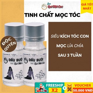Tinh chất mọc tóc đậm đặc từ vỏ bưởi, tinh dầu bưởi cao cấp QUÊ MỘT CỤC 10ml