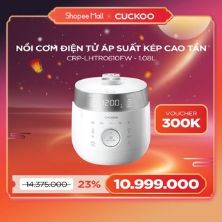 Nồi Cơm Điện Tử Áp Suất Cao Tần CUCKOO CRP-LHTR0610FW - Phiên bản Nội Địa - Hàng chính hãng