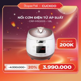 Nồi Cơm Điện CUCKOO 1,8 lít CRP-M1000S - Hàng chính hãng - Chất lượng Hàn Quốc