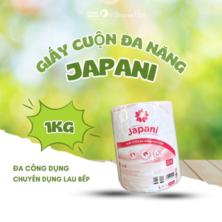 Giấy cuộn lau bếp đa năng tiết kiệm JAPANI, Thế Giới Giấy, 100% bột giấy nguyên sinh,JP1000S