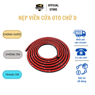 gioăng chữ D chống ồn cho oto ( cuộn 5m)- hiệu quả cao - loại to dầy 14.14mm ( dễ lắp đặt sử dụng)