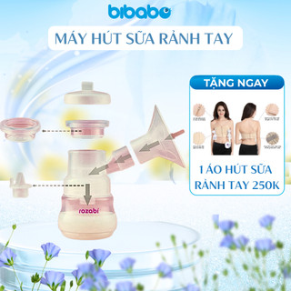 [Có pin sạc] Máy hút sữa điện đôi Rozabi Basic Plus 9 cấp độ, bảo hành 12 tháng lỗi 1 đổi 1 trong 30 ngày