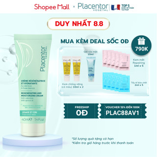 Kem dưỡng ẩm Placentor Regenerating And Moisturizing Cream 40ml